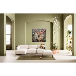 Bilder-KARE Design Glasbild 3D Light Speed 100X100Cm