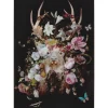 Bilder-KARE Design Glasbild Deer Garden 80X120Cm