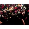 Bilder-KARE Design Glasbild Flowery Shoulder View 150X100Cm