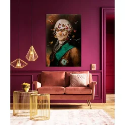Bilder-KARE Design Glasbild Noble Butterfly 100X150Cm