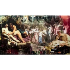 Bilder-KARE Design Glasbild Rock N Roll 180X90Cm