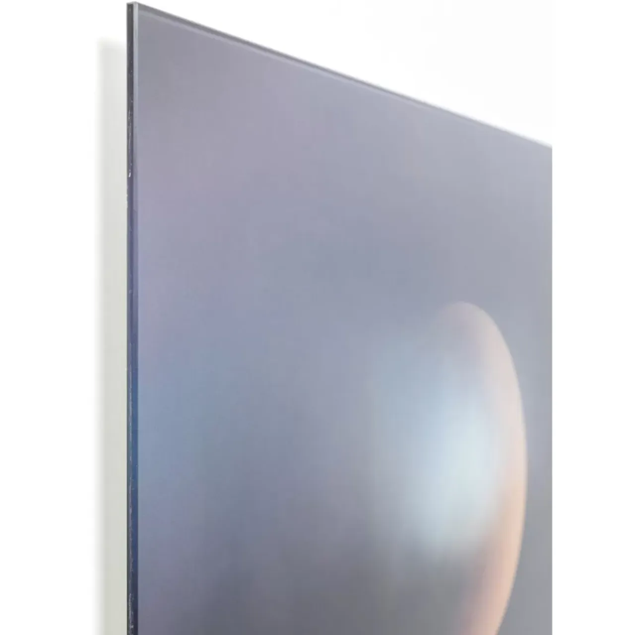 Bilder-KARE Design Glasbild Skyline Moon 80X120Cm