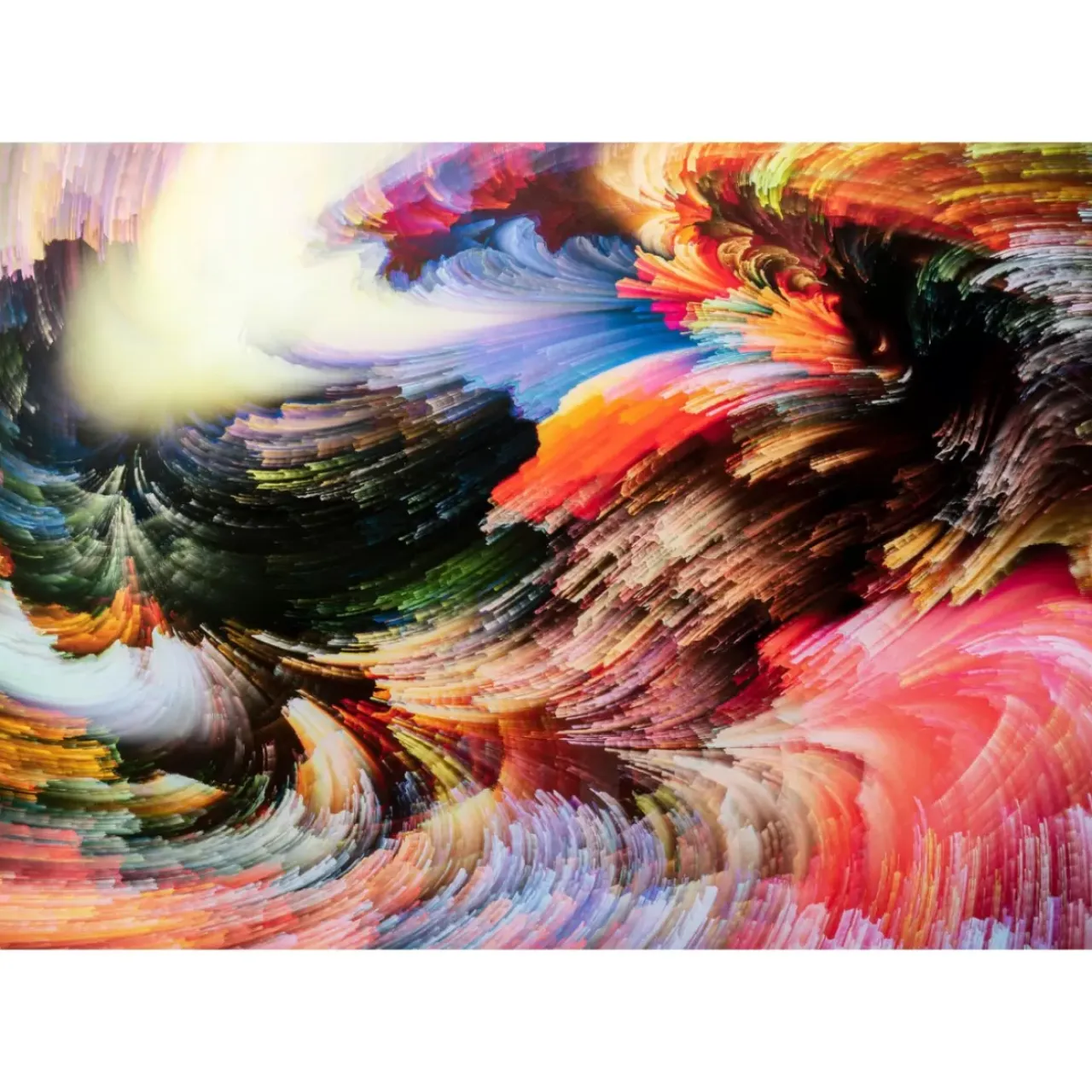 Bilder-KARE Design Glasbild Space Galaxy 150X100Cm