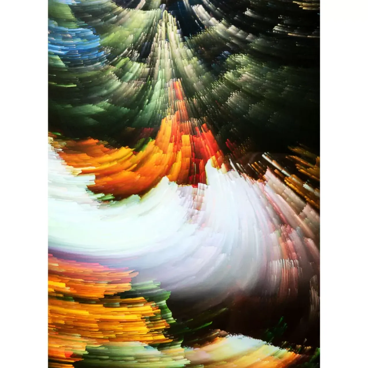 Bilder-KARE Design Glasbild Space Galaxy 150X100Cm
