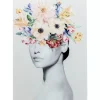 Bilder-KARE Design Glasbild Spring Hair 80X120Cm