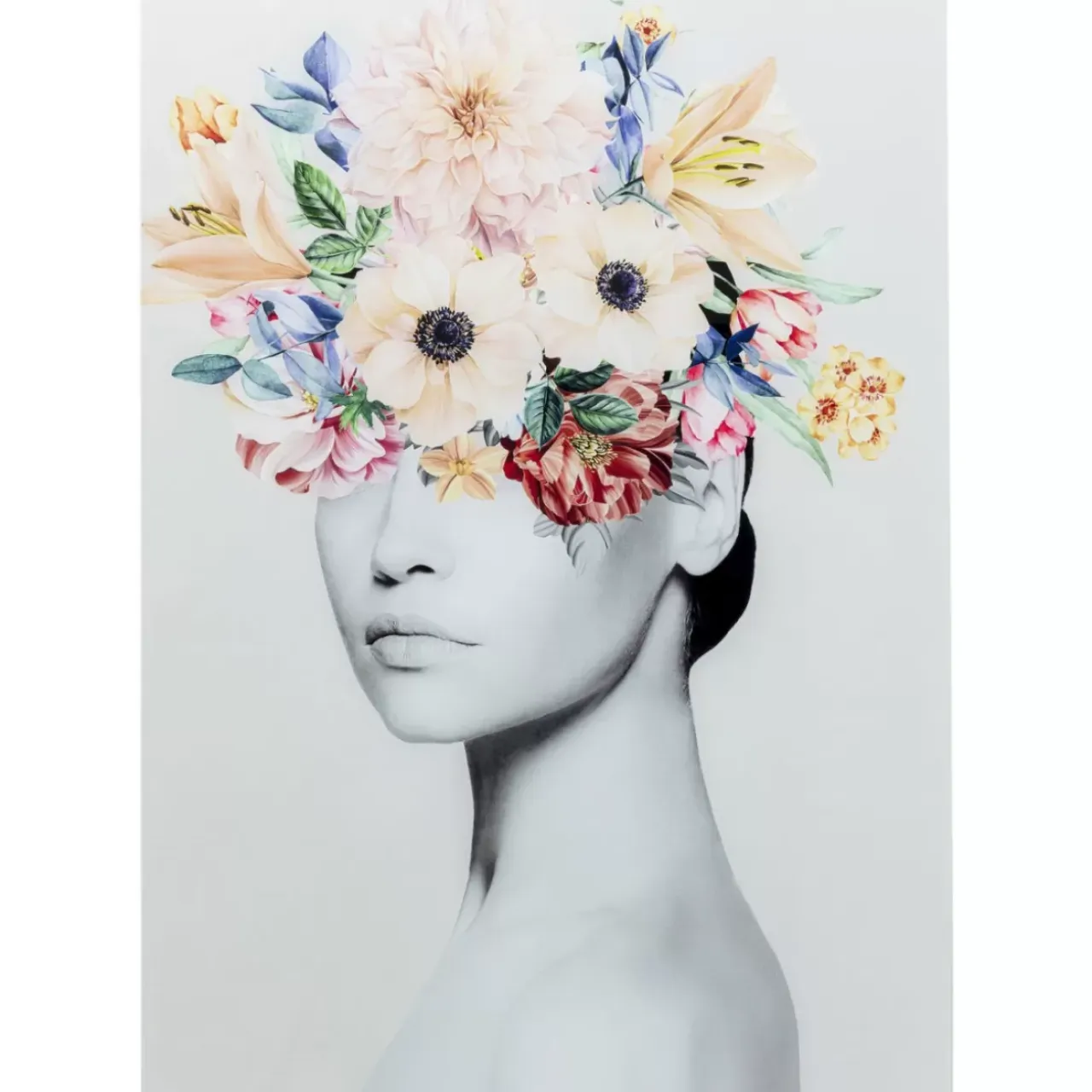 Bilder-KARE Design Glasbild Spring Hair 80X120Cm