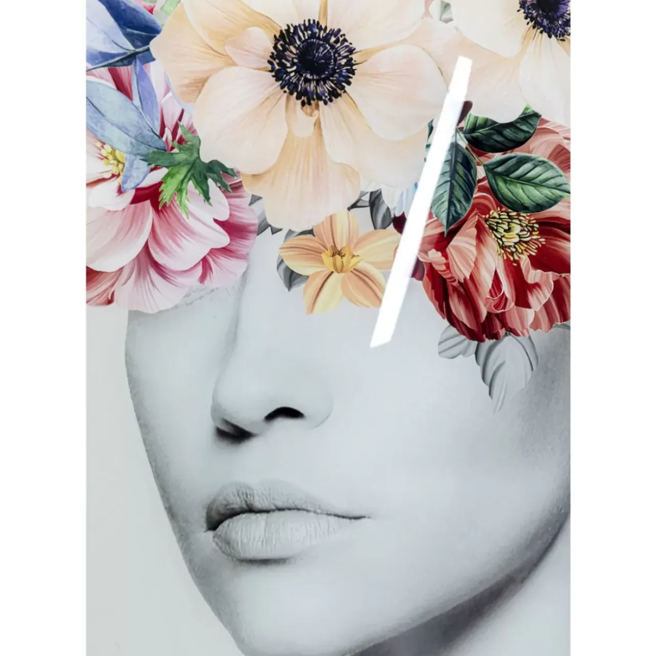 Bilder-KARE Design Glasbild Spring Hair 80X120Cm