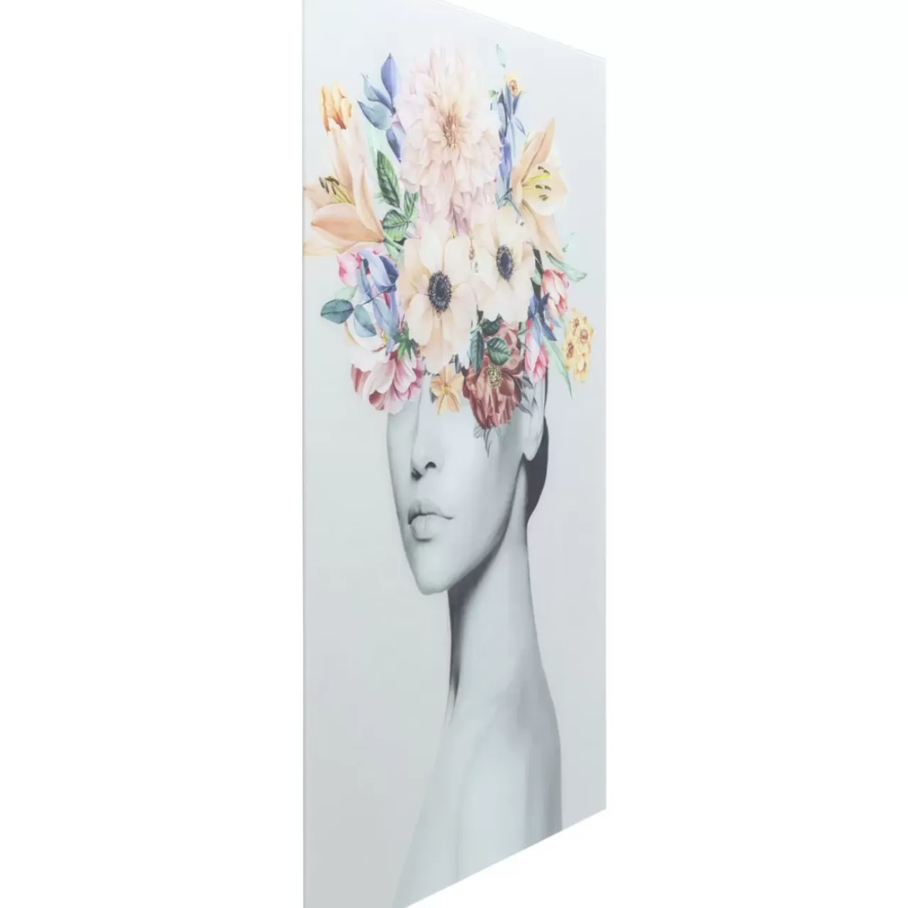 Bilder-KARE Design Glasbild Spring Hair 80X120Cm