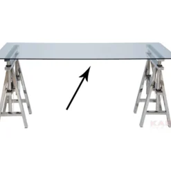 Tische-KARE Design Glasplatte 160X80X0,8Mm Esg Klar