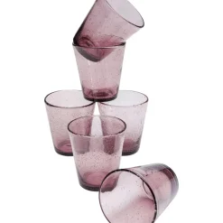 Geschirr & Tischaccessoires-KARE Design Glas-Set Bubble Mauve (6/Tlg.)