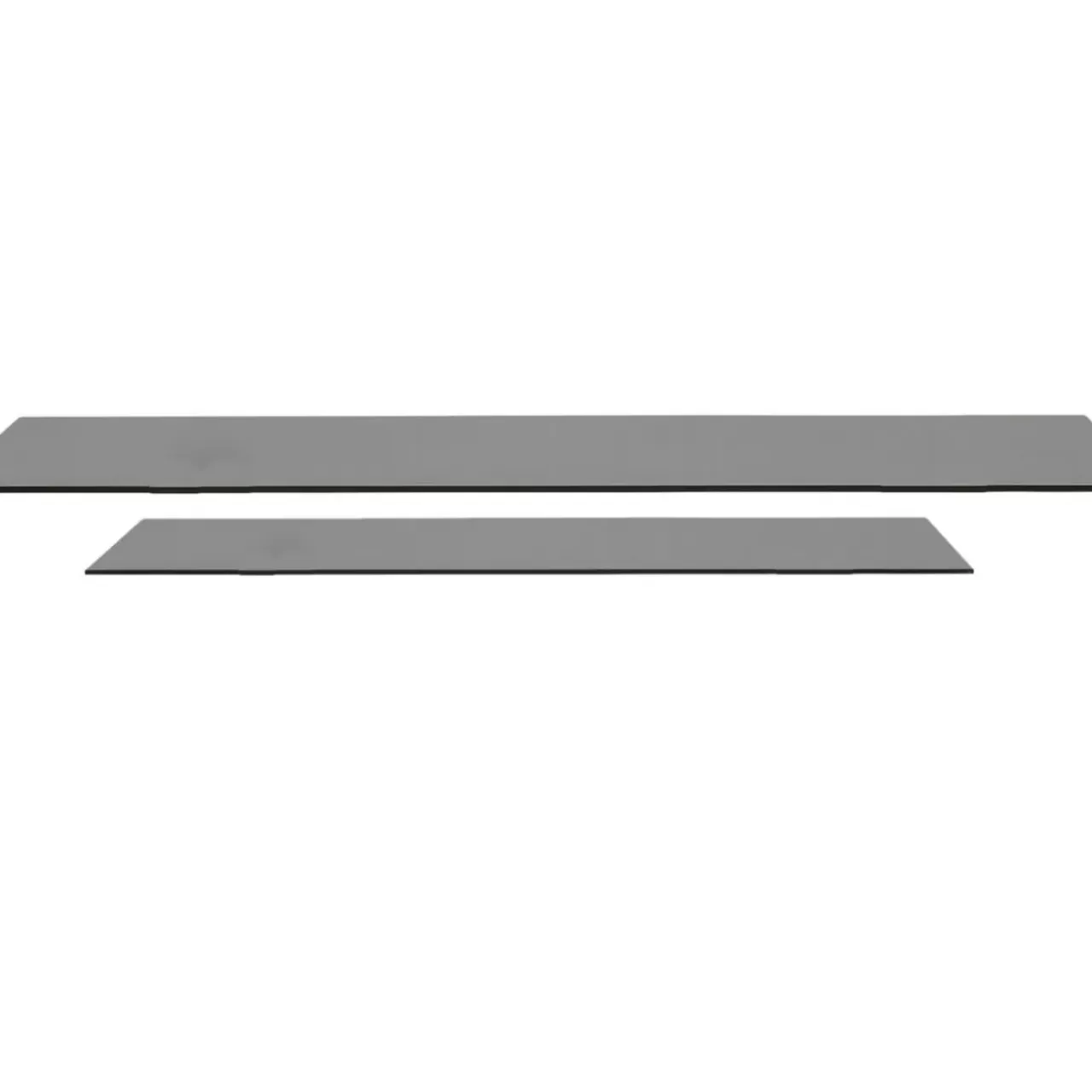 Tische-KARE Design Glasset Polar 8Mm Esg Smoke 130X65Cm
