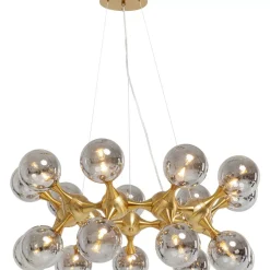 Hängeleuchten-KARE Design Hangeleuchte Atomic Balls Brass O74Cm