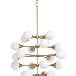 Hängeleuchten-KARE Design Hangeleuchte Bulb Fiction 20 Brass O102Cm