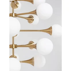 Hängeleuchten-KARE Design Hangeleuchte Bulb Fiction 20 Brass O102Cm