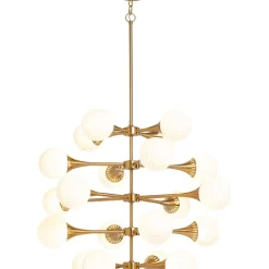 Hängeleuchten-KARE Design Hangeleuchte Bulb Fiction 20 Brass O102Cm