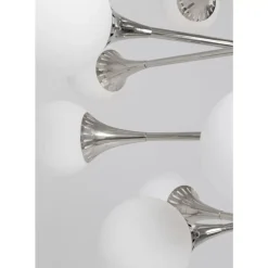 Hängeleuchten-KARE Design Hangeleuchte Bulb Fiction 20 Silber O102Cm
