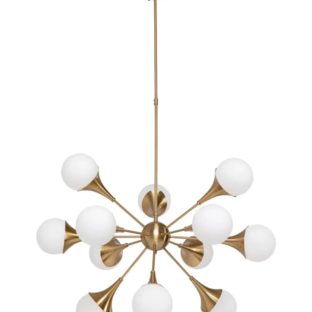 Hängeleuchten-KARE Design Hangeleuchte Bulb Fiction 12 Brass O102Cm