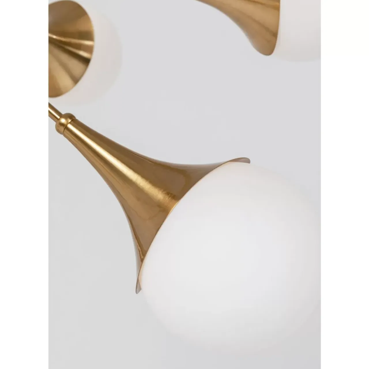 Hängeleuchten-KARE Design Hangeleuchte Bulb Fiction 12 Brass O102Cm