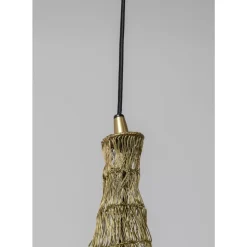 Hängeleuchten-KARE Design Hangeleuchte Cocoon Gold O51Cm