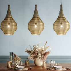 Hängeleuchten-KARE Design Hangeleuchte Cocoon Gold O41Cm