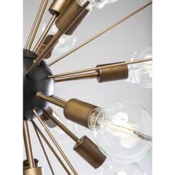 Hängeleuchten-KARE Design Hangeleuchte Crystal Bomb Brass O93Cm