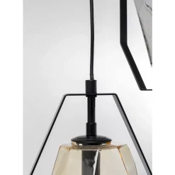 Hängeleuchten-KARE Design Hangeleuchte Diamond Fever Spiral Schwarz O42Cm