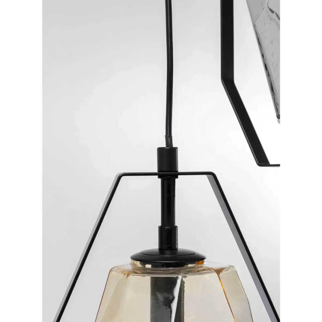 Hängeleuchten-KARE Design Hangeleuchte Diamond Fever Spiral Schwarz O42Cm