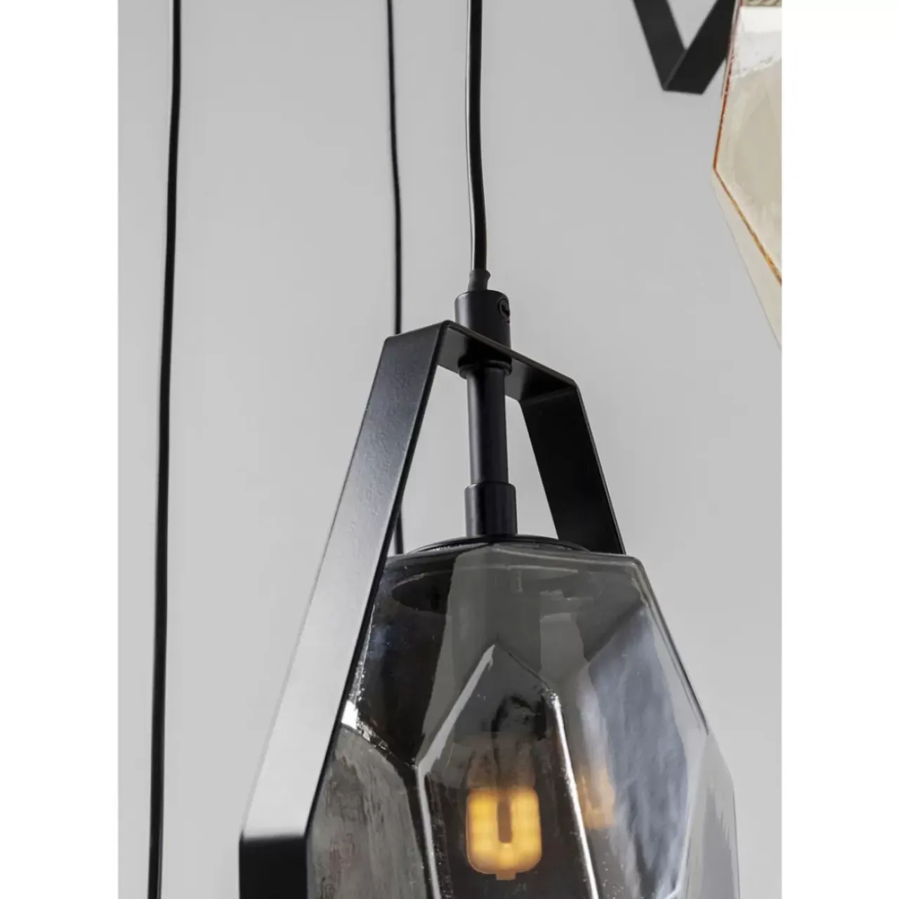 Hängeleuchten-KARE Design Hangeleuchte Diamond Fever Spiral Schwarz O42Cm