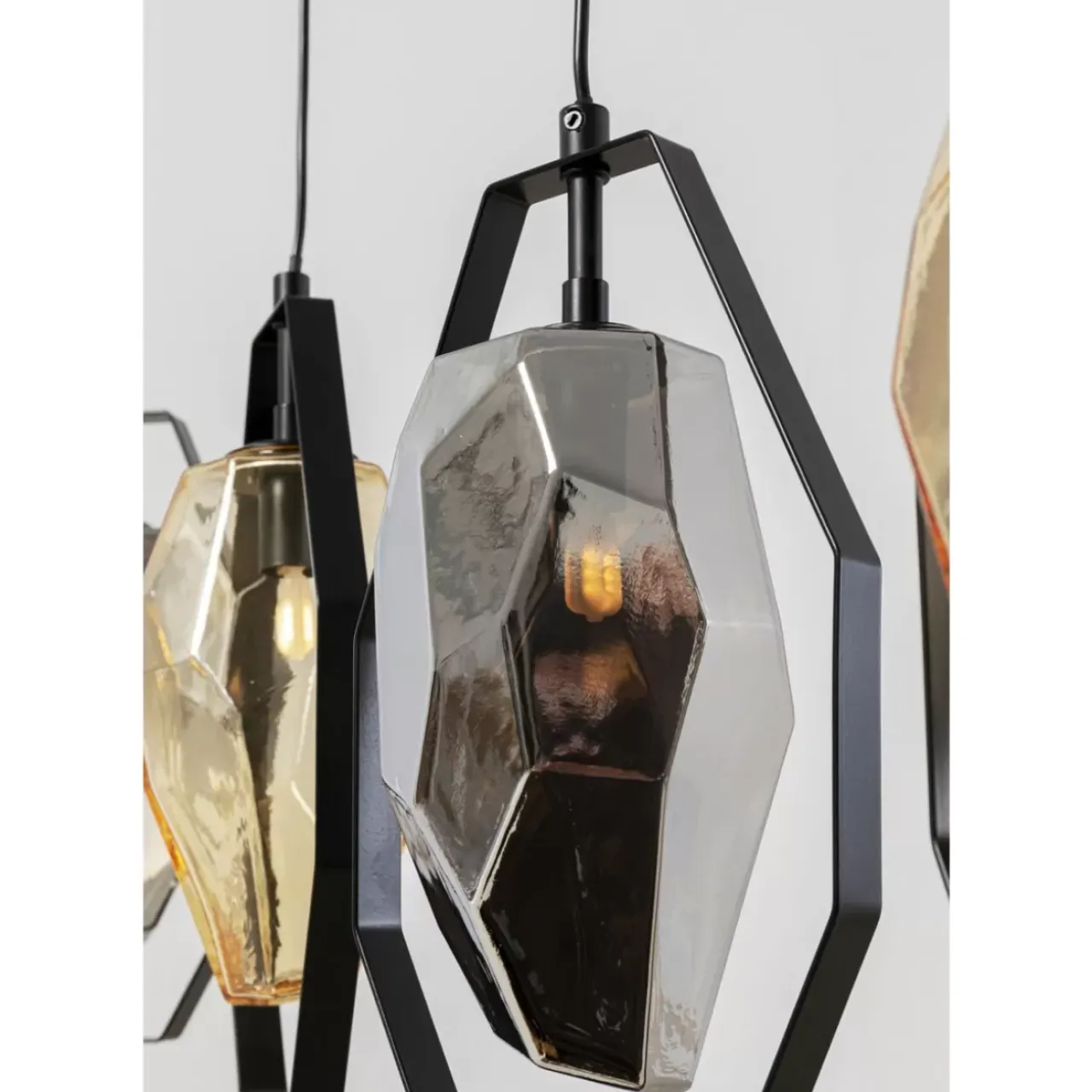 Hängeleuchten-KARE Design Hangeleuchte Diamond Fever Dining Schwarz 110Cm
