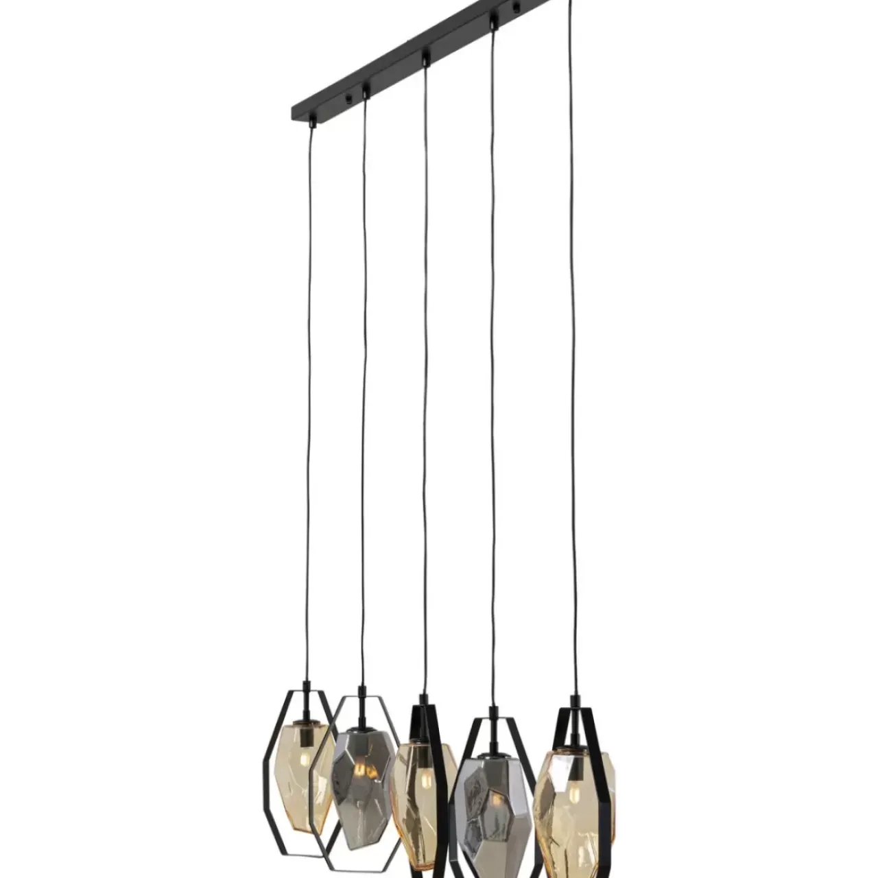 Hängeleuchten-KARE Design Hangeleuchte Diamond Fever Dining Schwarz 110Cm