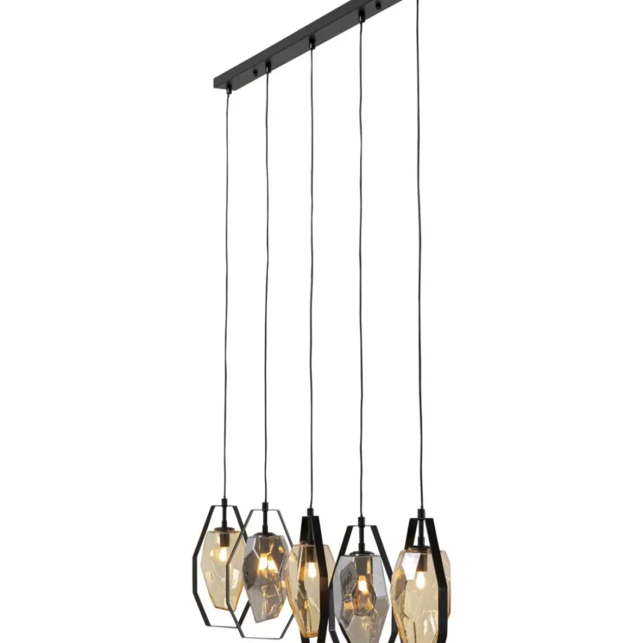 Hängeleuchten-KARE Design Hangeleuchte Diamond Fever Dining Schwarz 110Cm