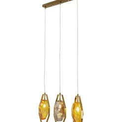Hängeleuchten-KARE Design Hangeleuchte Diamond Fever Dining Brass 67Cm
