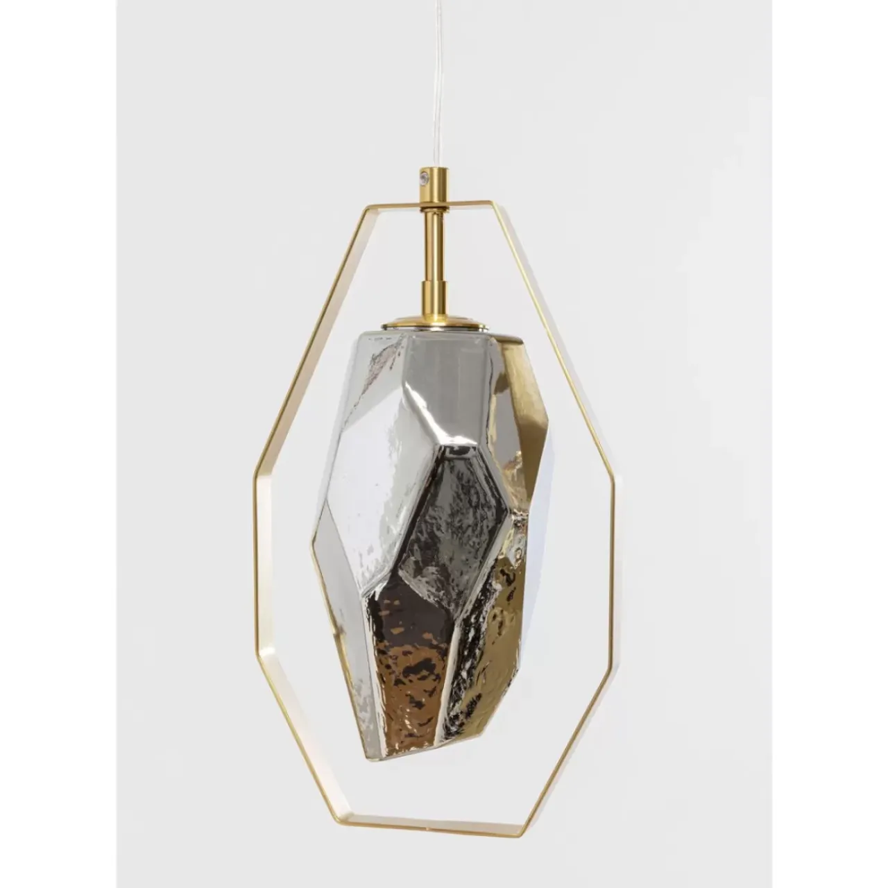 Hängeleuchten-KARE Design Hangeleuchte Diamond Fever Dining Brass 110Cm
