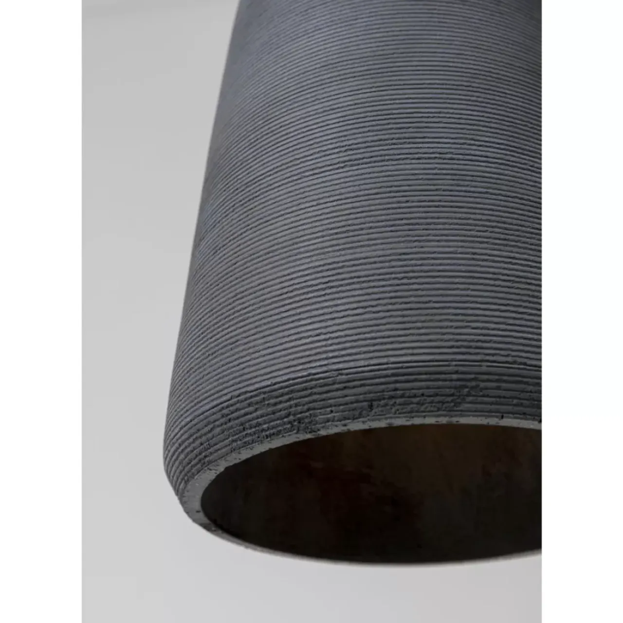 Hängeleuchten-KARE Design Hangeleuchte Dining Concrete Schwarz Tre