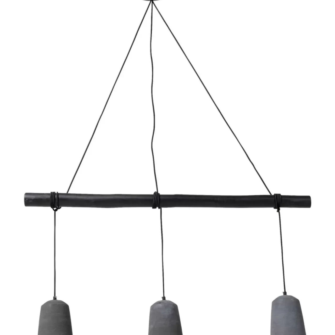 Hängeleuchten-KARE Design Hangeleuchte Dining Concrete Schwarz Tre