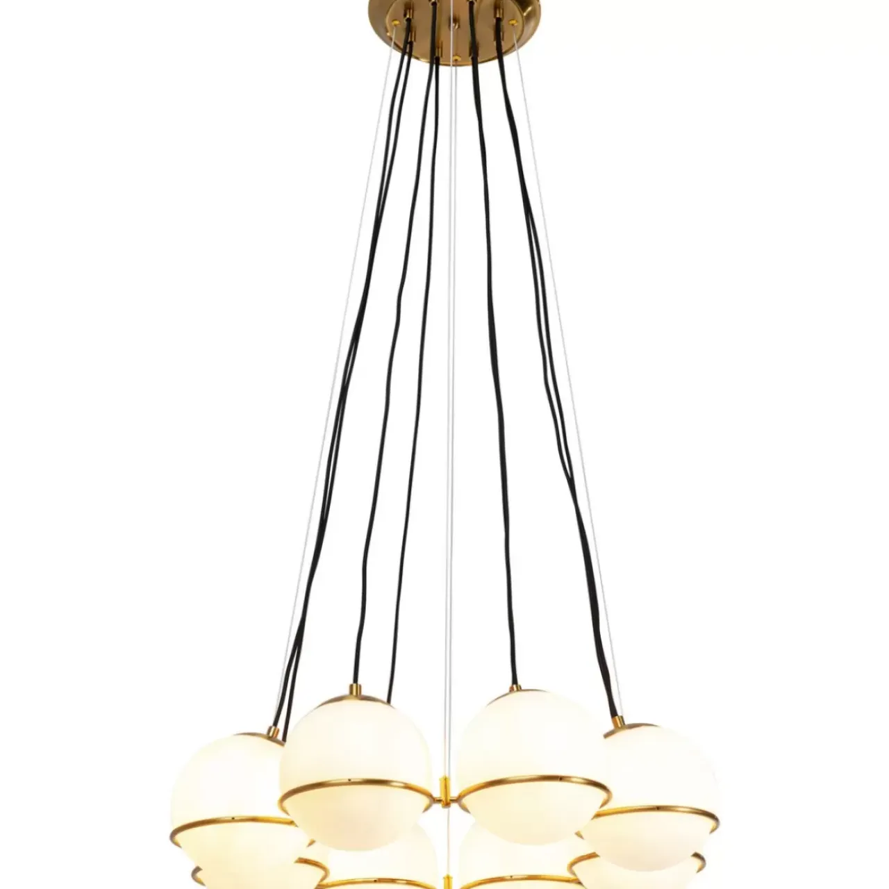 Hängeleuchten-KARE Design Hangeleuchte Globes Gold