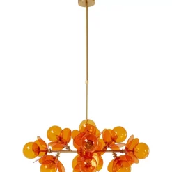 Hängeleuchten-KARE Design Hangeleuchte Globo Amber 79Cm