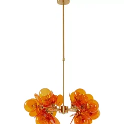 Hängeleuchten-KARE Design Hangeleuchte Globo Amber 79Cm