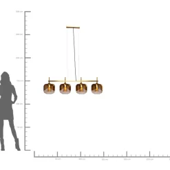 Hängeleuchten-KARE Design Hangeleuchte Golden Goblet Quattro O25Cm