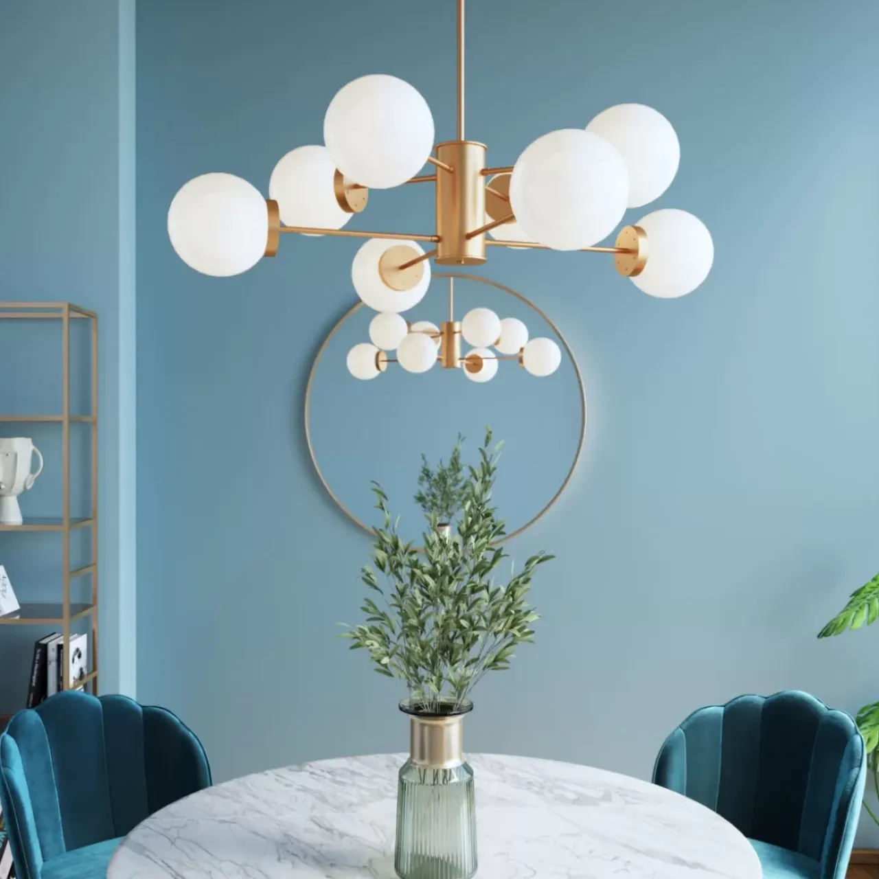 Hängeleuchten-KARE Design Hangeleuchte Heavenly Gold O98Cm