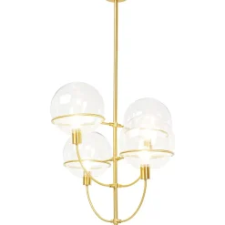 Hängeleuchten-KARE Design Hangeleuchte Lantern 4Er Brass