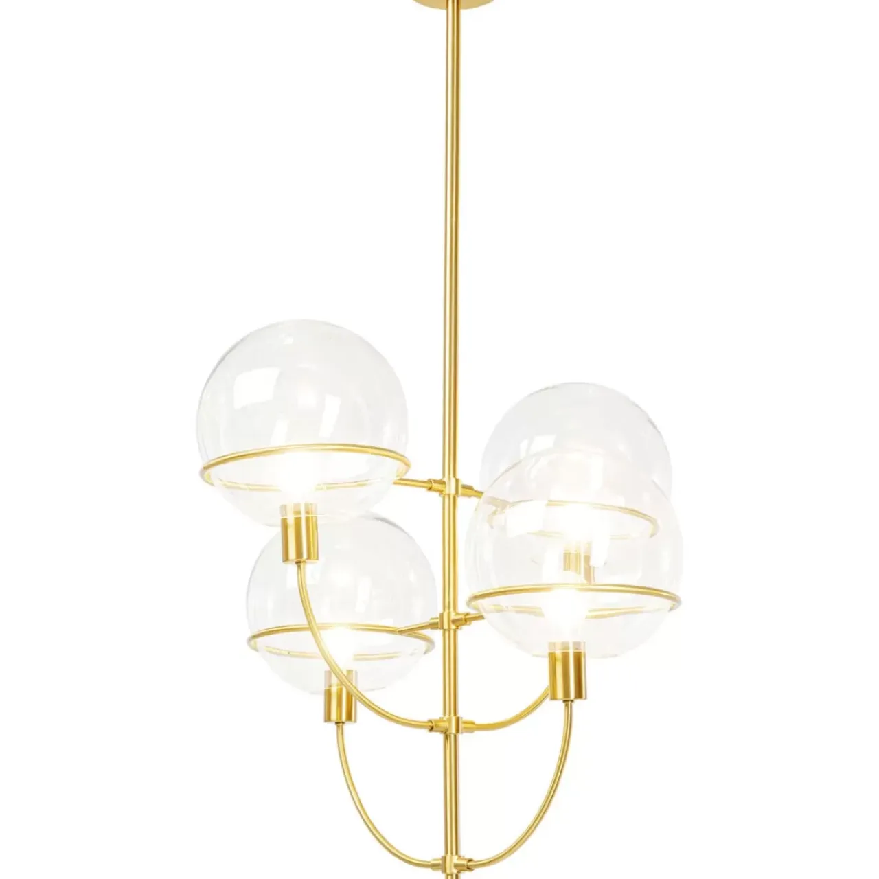 Hängeleuchten-KARE Design Hangeleuchte Lantern 4Er Brass