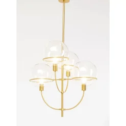 Hängeleuchten-KARE Design Hangeleuchte Lantern 4Er Brass