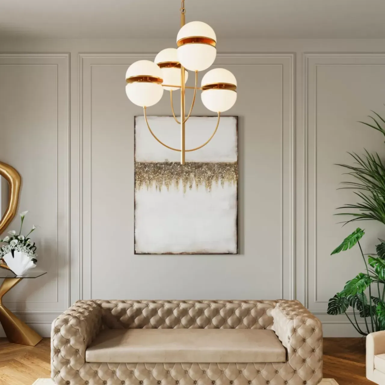 Hängeleuchten-KARE Design Hangeleuchte Leisha Bunch