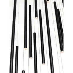 Hängeleuchten-KARE Design Hangeleuchte Living Vegas Deluxe Schwarz Matt Led