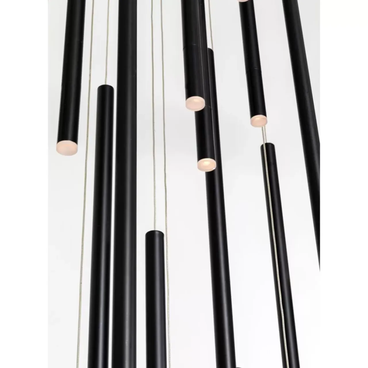 Hängeleuchten-KARE Design Hangeleuchte Living Vegas Deluxe Schwarz Matt Led