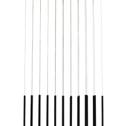 Hängeleuchten-KARE Design Hangeleuchte Living Vegas Schwarz Matt Led 120Cm