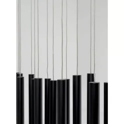 Hängeleuchten-KARE Design Hangeleuchte Living Vegas Schwarz Matt Led 120Cm