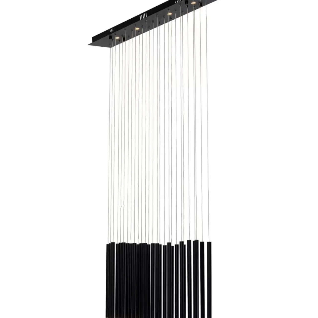 Hängeleuchten-KARE Design Hangeleuchte Living Vegas Schwarz Matt Led 120Cm