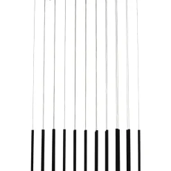 Hängeleuchten-KARE Design Hangeleuchte Living Vegas Schwarz Matt Led 120Cm